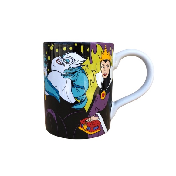 Disney Villains Ceramic Mug feat. Maleficent, Ursula, Evil Queen Queen of Hearts - Picture 1 of 10
